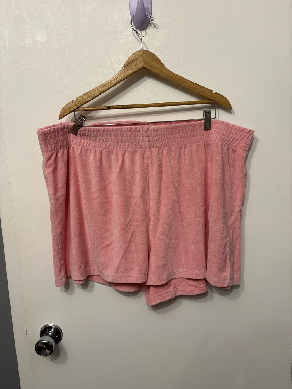 H&M Pink Terry Lounge Shorts